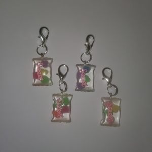 Four Sweet Treats Clip on Planner Charm